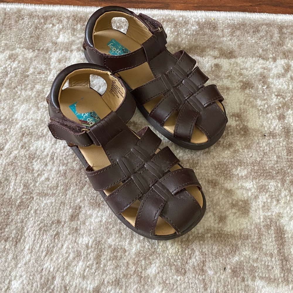 Toddler leather fisherman sandals